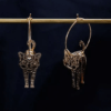 Earrings - 3D Cats - Image 3