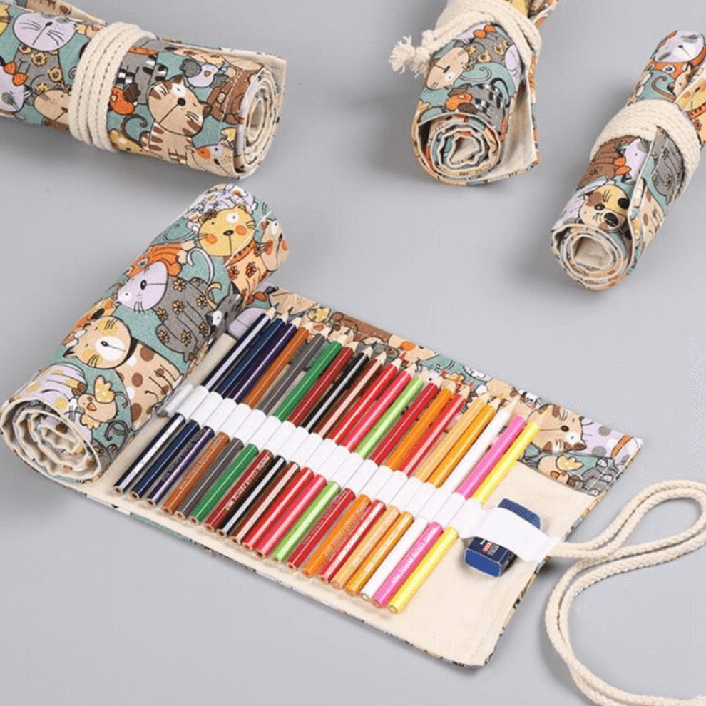 Roll-up Pencil Case - 24 slots