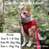 Cat Harness & Leash