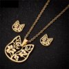 Necklace/Earring set - Plant Cat - Image 2