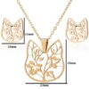 Necklace/Earring set - Plant Cat - Image 3