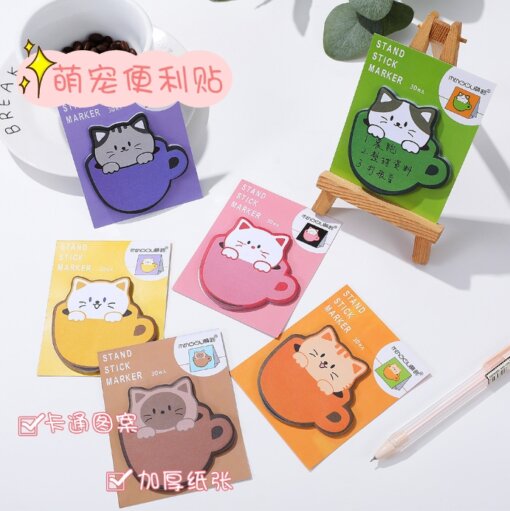 Sticky Notes - Cats in Cups - Image 2