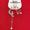 Earrings - Cat in Crescesnt - Image 4