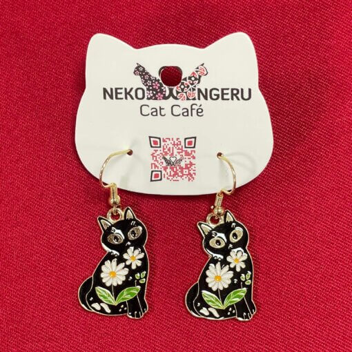 Earrings - Daisy Cat