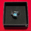 Sterling Silver Ring - Moonstone Cat