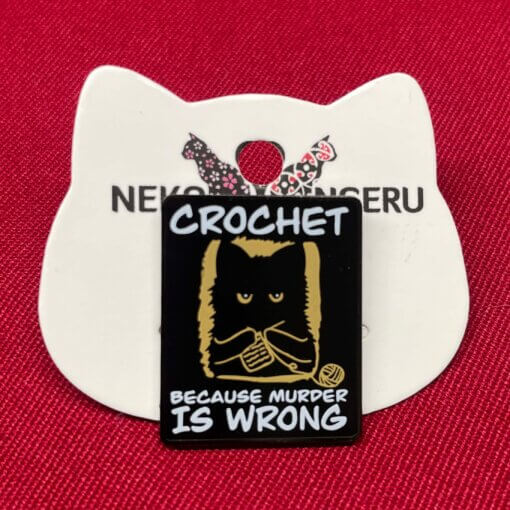 Pin Badge - Crochet