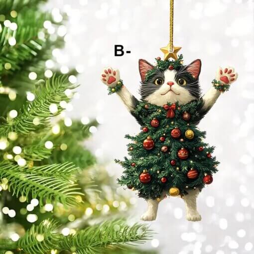 Cat Christmas Ornament - Image 3