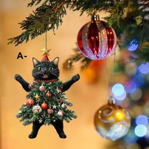 Cat Christmas Ornament - Image 2